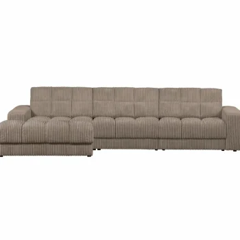 Online WOOOD Second Date Chaise Longue Links Ribstof Mud