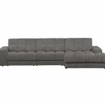 Outlet WOOOD Second Date Chaise Longue Rechts Ribstof Terrazzo