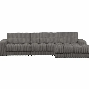 Outlet WOOOD Second Date Chaise Longue Rechts Ribstof Terrazzo
