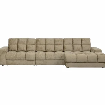 Discount WOOOD Second Date Chaise Longue Rechts Structure Velvet Wheatfield