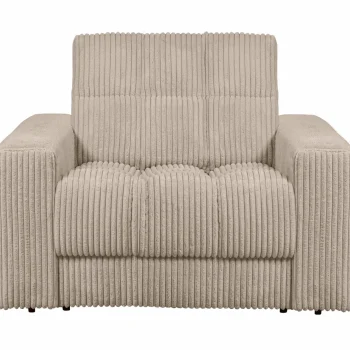 New WOOOD Second Date Fauteuil Ribstof Travertin