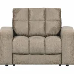 Fashion WOOOD Second Date Fauteuil Structure Velvet Wheatfield