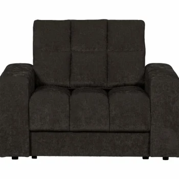 Hot WOOOD Second Date Fauteuil Vintage Antraciet