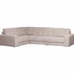 Sale WOOOD Second Date Hoekbank Links Ribstof Naturel