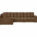 Discount WOOOD Second Date Hoekbank Links Structure Velvet Brass