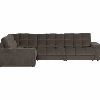 Best WOOOD Second Date Hoekbank Links Vintage Warm Grijs