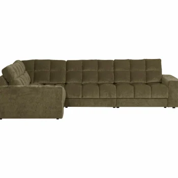 Best WOOOD Second Date Hoekbank Links Vintage Groen