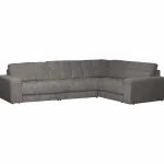 Sale WOOOD Second Date Hoekbank Rechts Ribstof Terrazzo