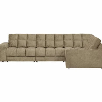 Discount WOOOD Second Date Hoekbank Rechts Structure Velvet Wheatfield