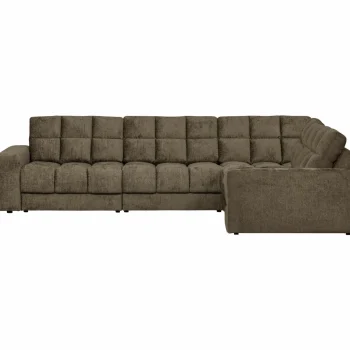 New WOOOD Second Date Hoekbank Rechts Structure Velvet Bonsai