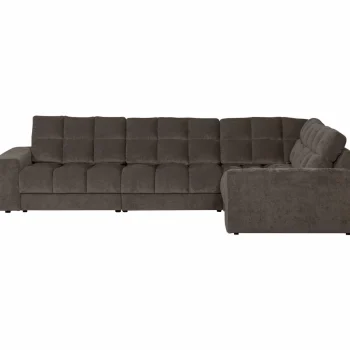 Hot WOOOD Second Date Hoekbank Rechts Vintage Warm Grijs