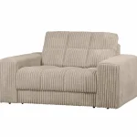 Outlet WOOOD Second Date Loveseat Ribstof Travertin