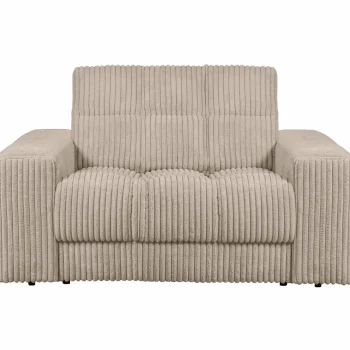Outlet WOOOD Second Date Loveseat Ribstof Travertin