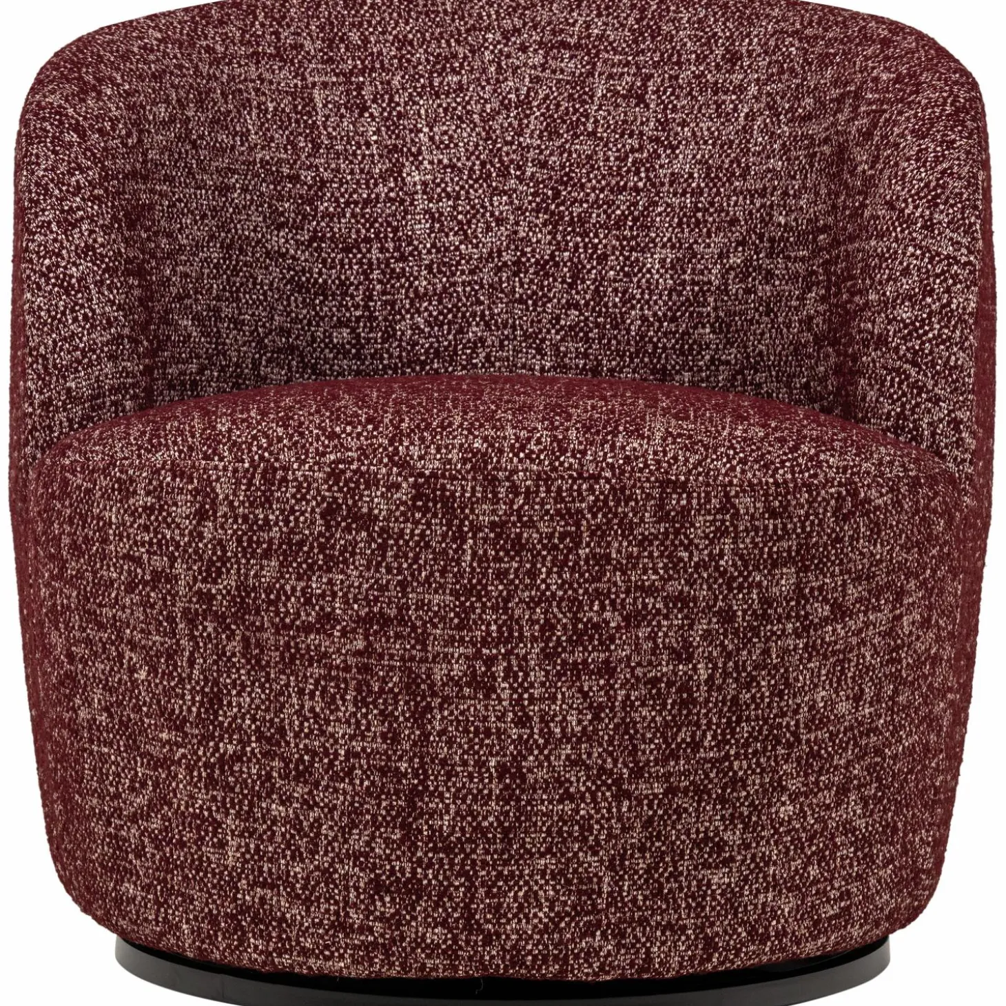 serra-draaifauteuil-bordeauxro-ZDqChxEJ-1.webp Outlet WOOOD Serra Draaifauteuil Rood Melange Bordeaux