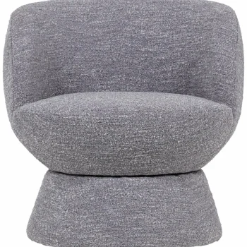 Best WOOOD Shuffle Draaifauteuil Grijs Melange