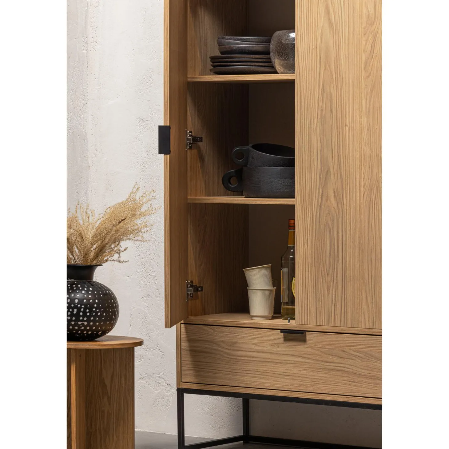 silas-2-deurs-kast-eiken-decor-BemapquL-3.webp Clearance WOOOD Silas 2-deurs Kast Decor Eiken