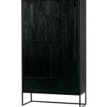 Clearance WOOOD Silas 2-deurs Kast Essen Blacknight