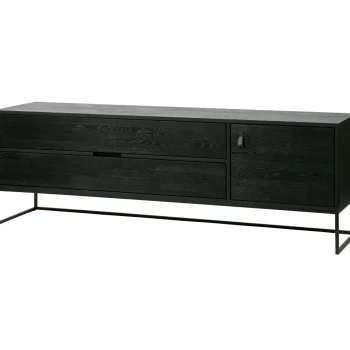 Outlet WOOOD Silas Tv Meubel 180 Cm Essen Blacknight