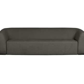 Sale WOOOD Sloping 3-zits Bank Melangegrijs/zwart Grijs/zwart Melange