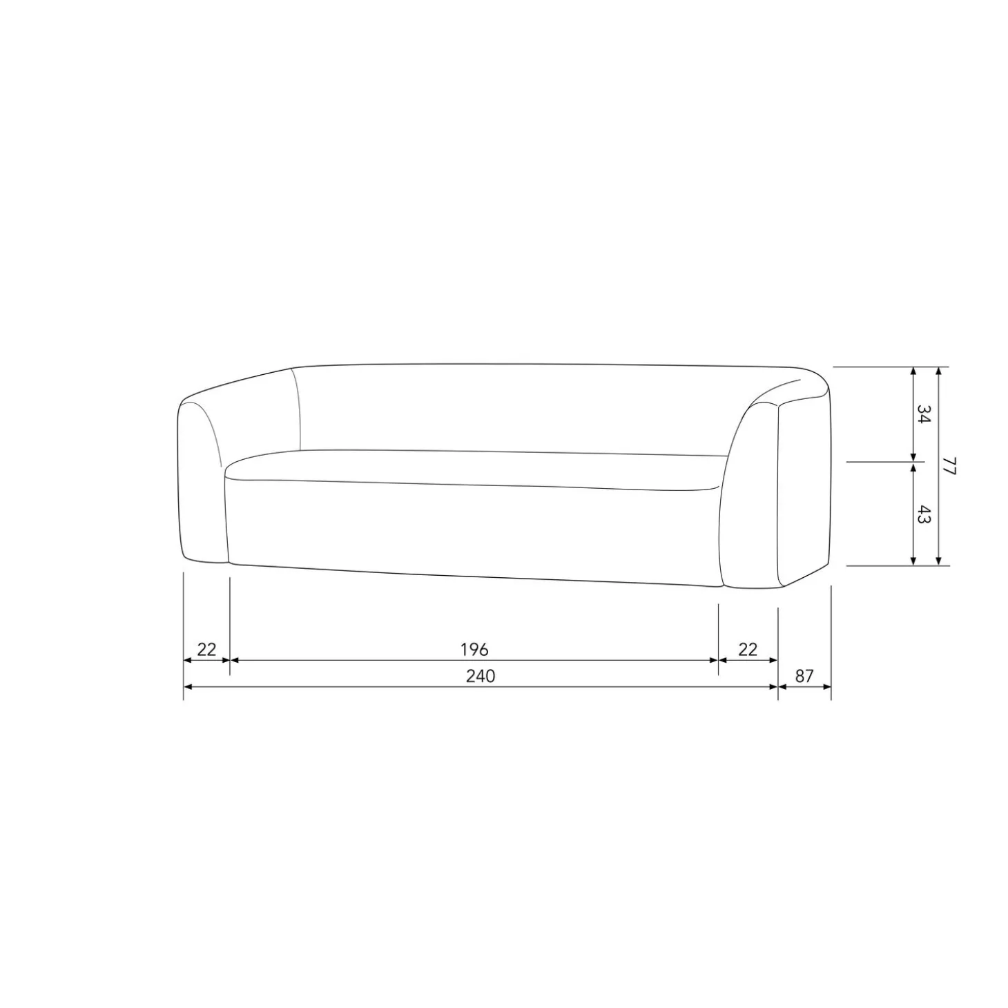 sloping-3-zits-bank-melangegri-noXqnLyj-6.webp Sale WOOOD Sloping 3-zits Bank Melangegrijs/zwart Grijs/zwart Melange