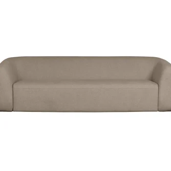 Fashion WOOOD Sloping 3-zits Bank Naturel Melange