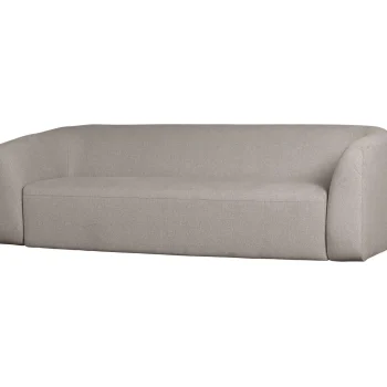 New WOOOD Sloping 3-zits Bank Off White Melange