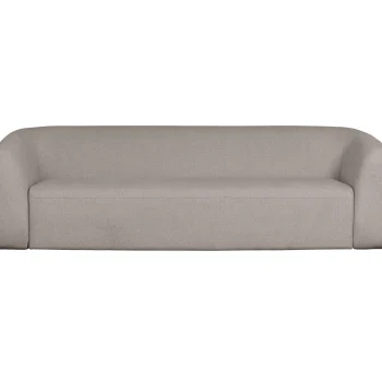 New WOOOD Sloping 3-zits Bank Off White Melange