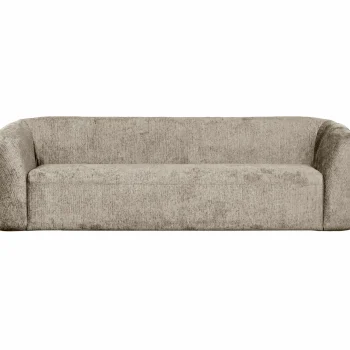 Online WOOOD Sloping 3-zits Bank Structure Velvet Wheatfield