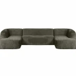 New WOOOD Sloping U-vorm Bank Structure Velvet Frost