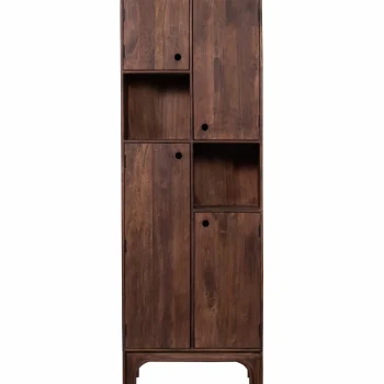 New WOOOD Staes Opbergkast Mango Hout Walnoot