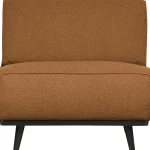 Hot WOOOD Statement 1-zits Element Bouclé Boter Botergeel