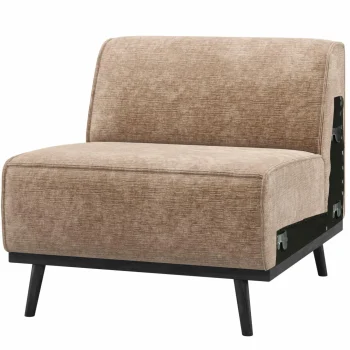 Clearance WOOOD Statement 1-zits Element Chenille Velvet Taupe