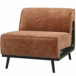 Fashion WOOOD Statement 1-zits Element Chenille Velvet Terra