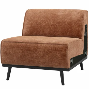 Fashion WOOOD Statement 1-zits Element Chenille Velvet Terra