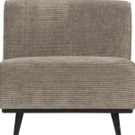 Clearance WOOOD Statement 1-zits Element Ribstof Clay Kleigrijs