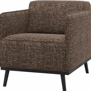 Outlet WOOOD Statement Fauteuil Met Arm Bruin Melange