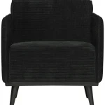 New WOOOD Statement Fauteuil Met Arm Ribstof Grafiet Grafietgrijs