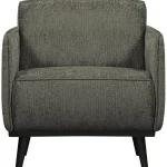 Outlet WOOOD Statement Fauteuil Met Arm Structure Velvet Frost