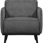 Outlet WOOOD Statement Fauteuil Met Arm Structure Velvet Mountain