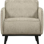 Sale WOOOD Statement Fauteuil Met Arm Structure Velvet Mountain Wheatfield
