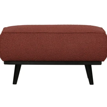 Sale WOOOD Statement Hocker Bouclé Kastanje Kastanjebruin