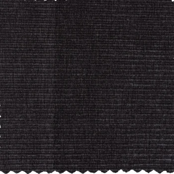 Fashion WOOOD Statement Hocker Ribstof Grafiet Grafietgrijs