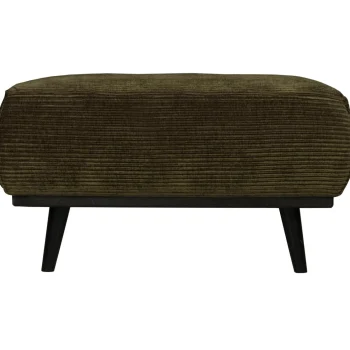 Sale WOOOD Statement Hocker Ribstof Warm Groen