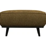 Fashion WOOOD Statement Hocker Structure Velvet Brass