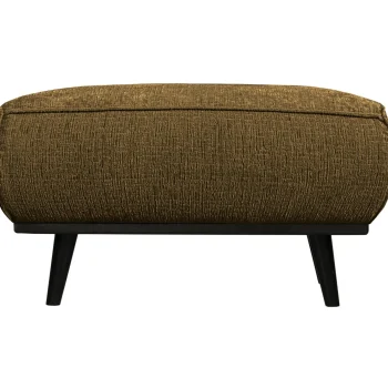 Fashion WOOOD Statement Hocker Structure Velvet Brass