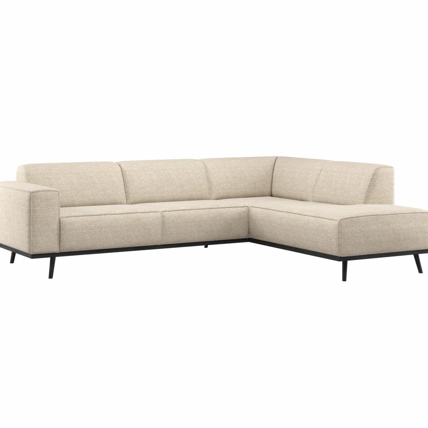 statement-hoekbank-rechts-beig-DzjgdDru-0.webp Sale WOOOD Statement Hoekbank Rechts Beige Melange