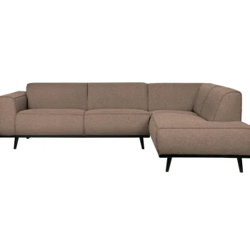 Sale WOOOD Statement Hoekbank Rechts Bouclé Nougat