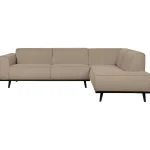 Sale WOOOD Statement Hoekbank Rechts Bouclé Beige
