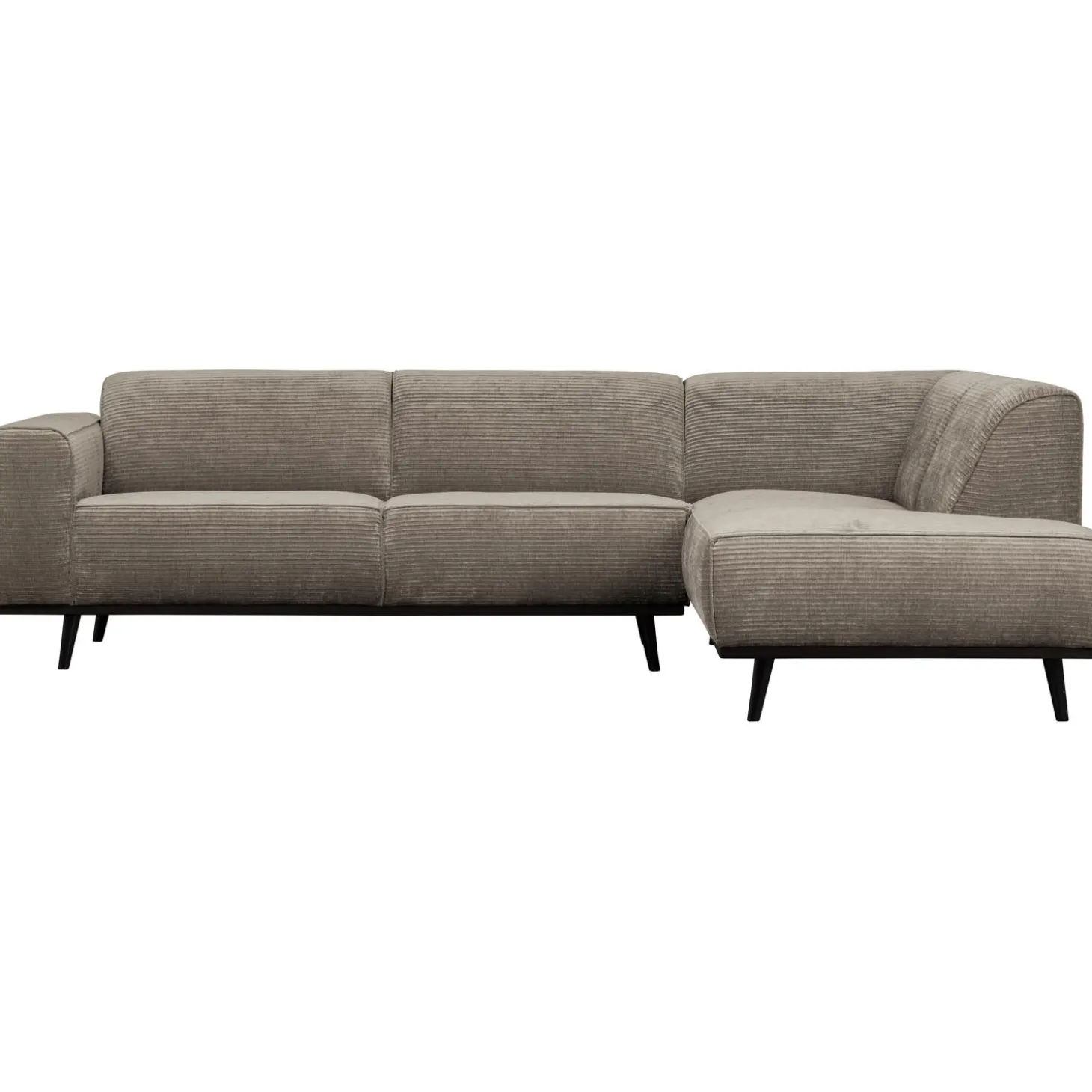 statement-hoekbank-rechts-ribs-ytolVzkG-0.webp Discount WOOOD Statement Hoekbank Rechts Ribstof Clay Kleigrijs