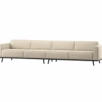 New WOOOD Statement XL 4-zits Bank 372 Cm Beige Melange